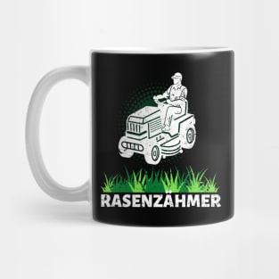 Rasenzähmer Rasentraktor Aufsitzmäher Mug